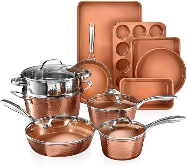 15 Pc Pots and Pans Set Nonstick Cookware Set