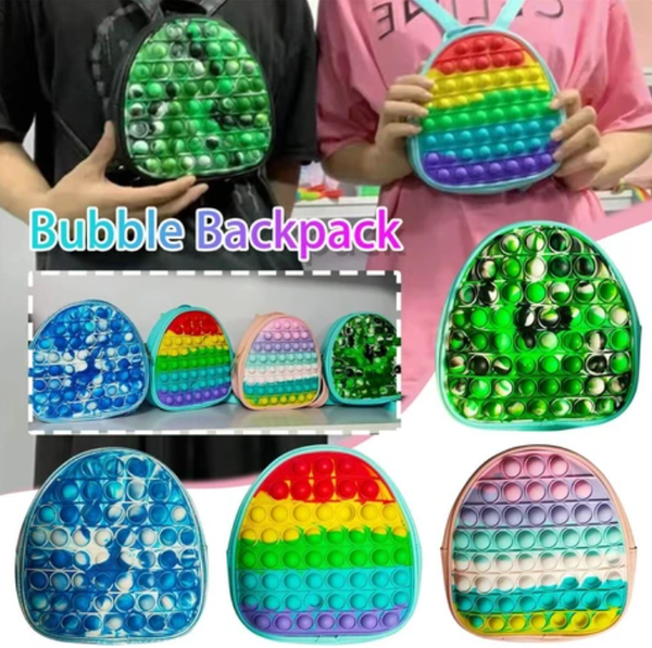 Pop It Backpack - Push Bubbles Children's Backpack Toys