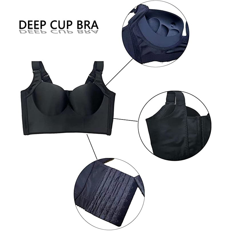 Fashion Deep Cup Bra | Bra With Shapewear Incorporated