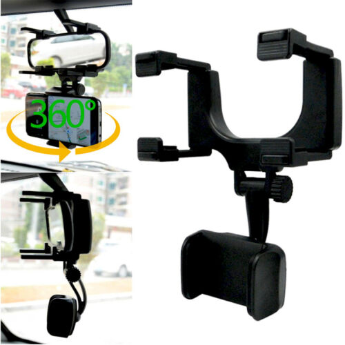 Clipro 360° Car Rearview Mirror Mount Phone Holder