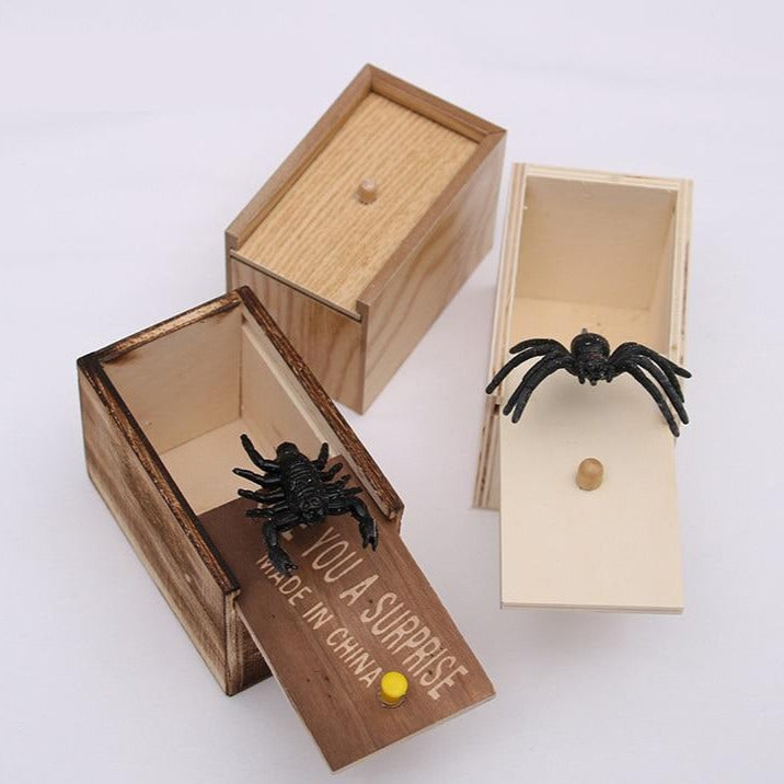 Super Funny Crazy Prank Gift Box Spider