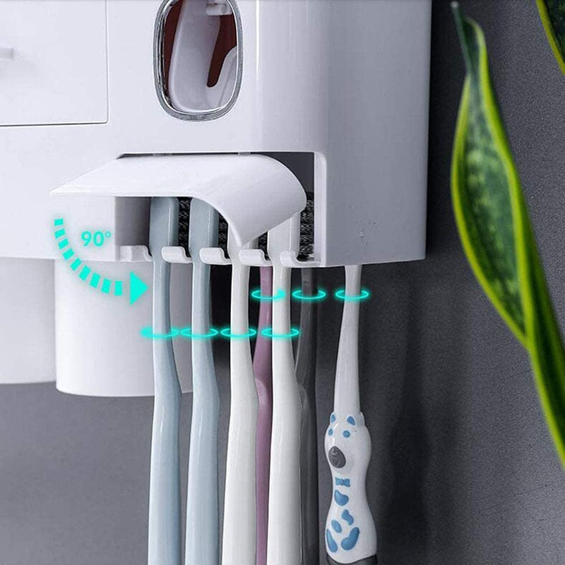 Aesthetic Multi-functional Toothbrush Holder