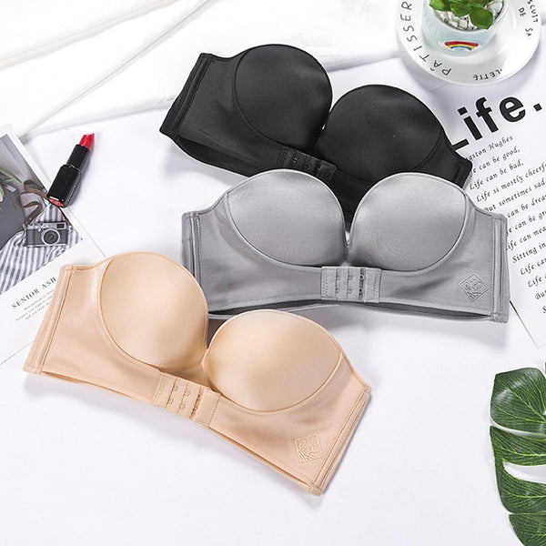 Strapless Front Push Up Bra