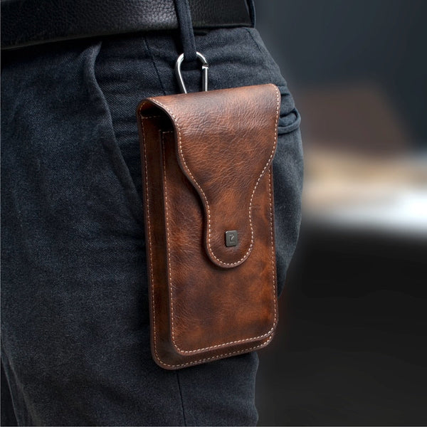 Universal Vertical Phone Pouch Belt Clip Holster Waist Bag
