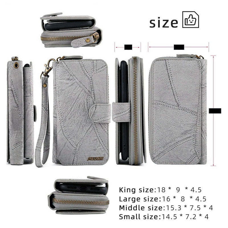 Phone Leather Wallet Case For Samsung