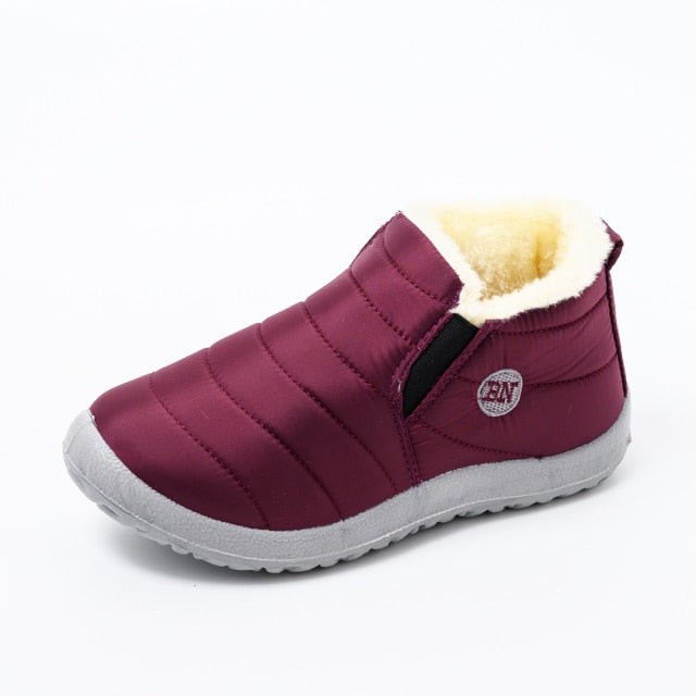 Women's Waterproof & Anti-Slip Snow Boots, Comfy and Warm Boots