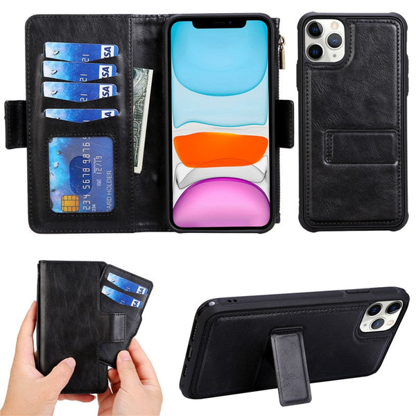 DETACHABLE MAGNETIC WITH WRIST STRAP CASE FOR IPHONE