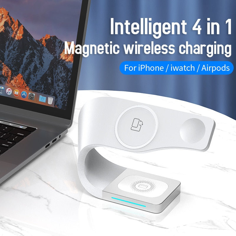4 IN 1  MAGNETIC WIRELESS CHARGING STAND
