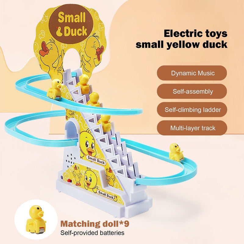 Electric Music Duck Climbing Stairs Toy