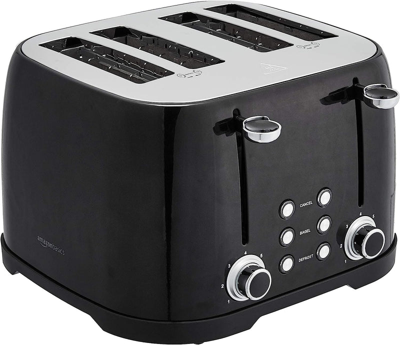 4 Slot Toaster - Black