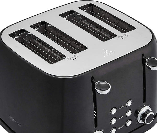 4 Slot Toaster - Black