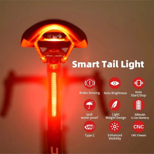 Bicycle Tail Light Led Night Riding