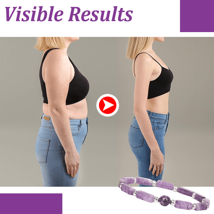 STYLISH PURE AMETHYST SLIMMINGBRACELET