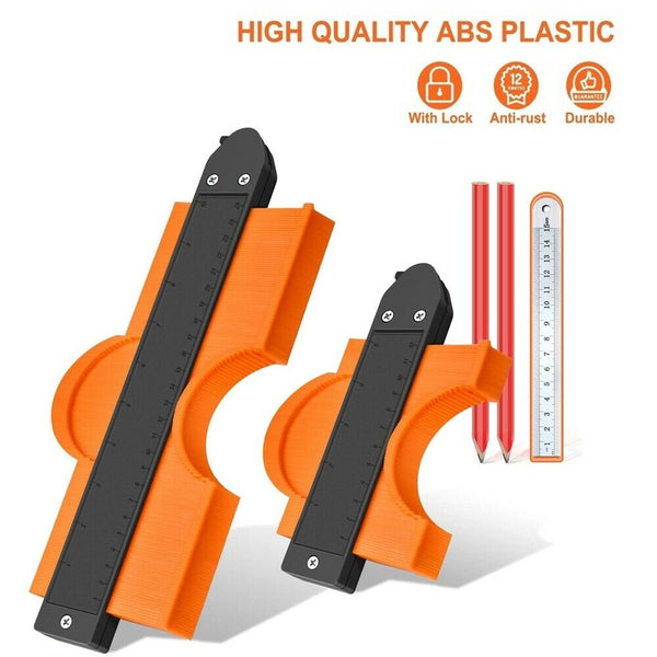 Shape Contour Gauge Duplicator Profile Measuring - Angle Ruler