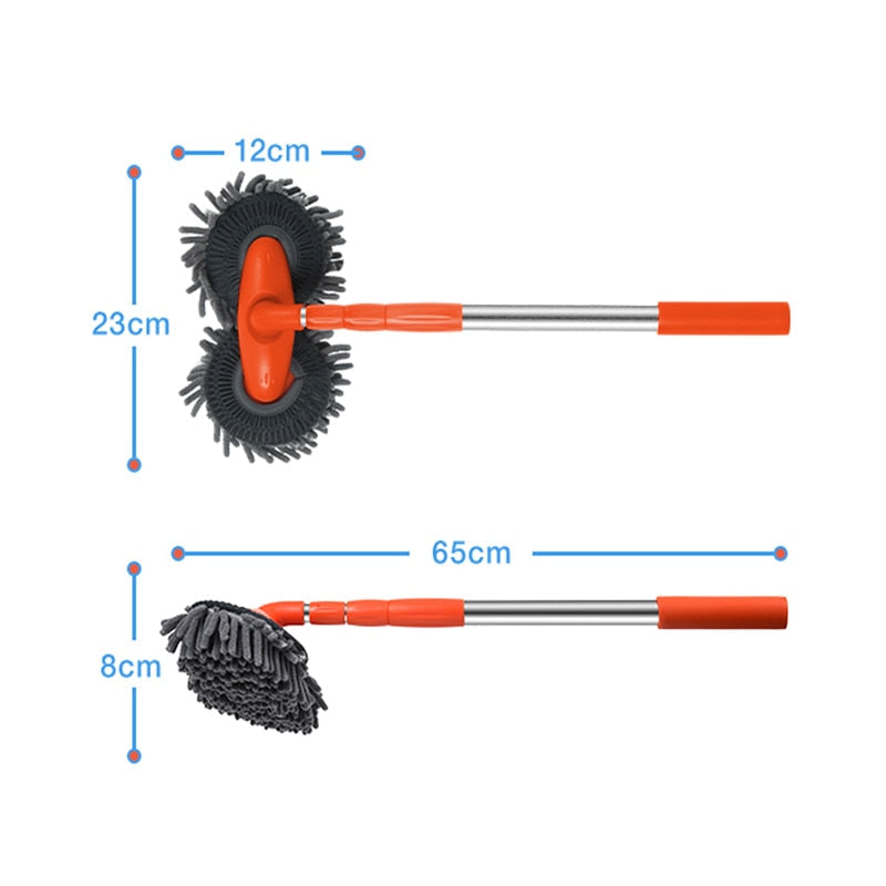 Retractable Double Layer Car Wash Brush