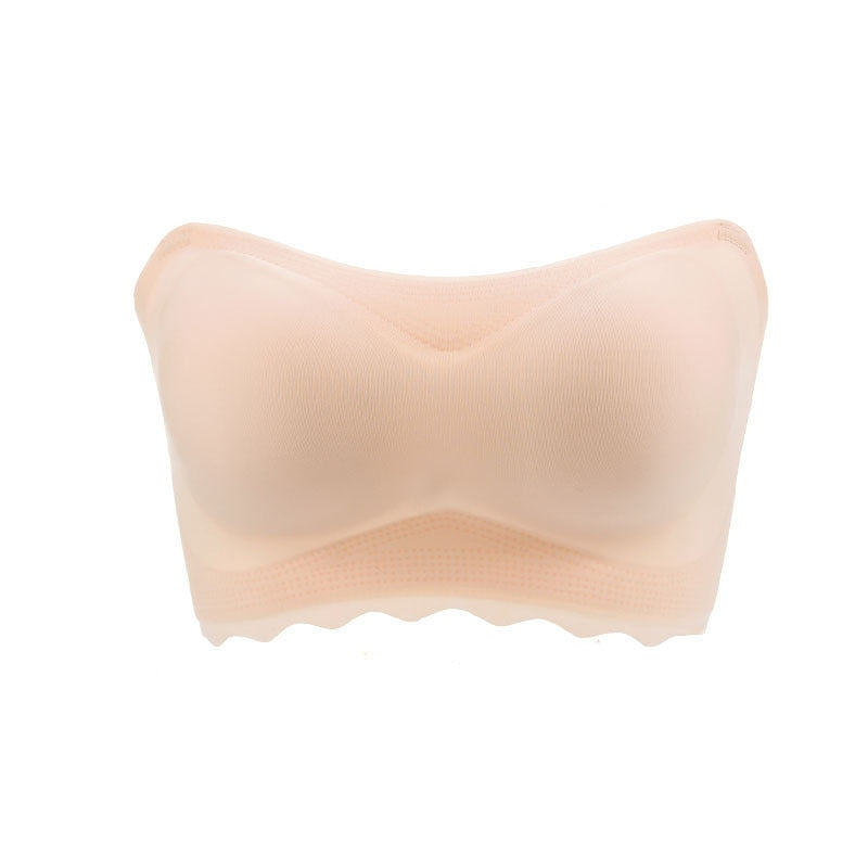 Women Sexy Strapless Bra Invisible Push Up Bras