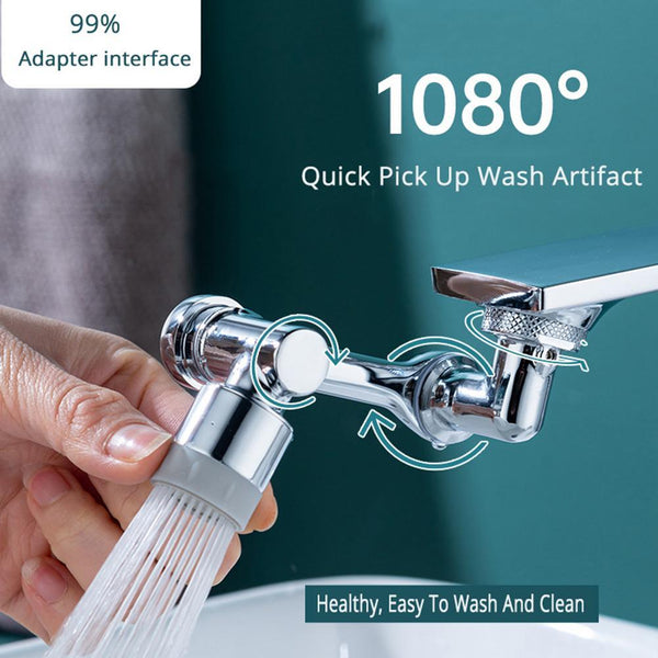 Universal 1080° Swivel Robotic Arm Swivel Extension Faucet Aerator