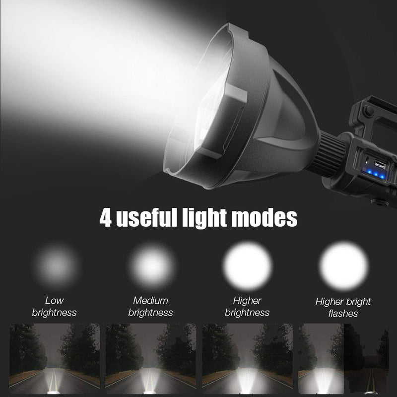 Rechargeable Handheld Spotlight Flashlight-High Lumens