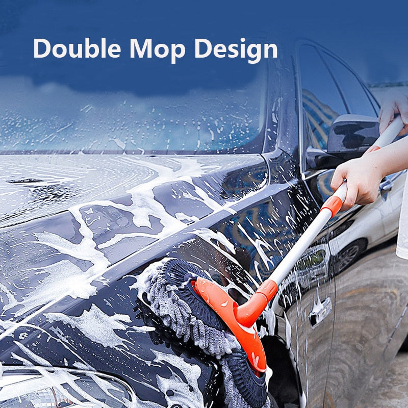 Retractable Double Layer Car Wash Brush