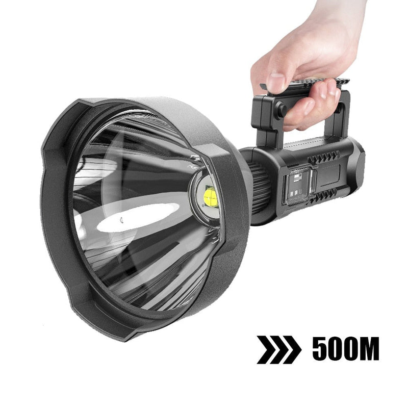 Rechargeable Handheld Spotlight Flashlight-High Lumens