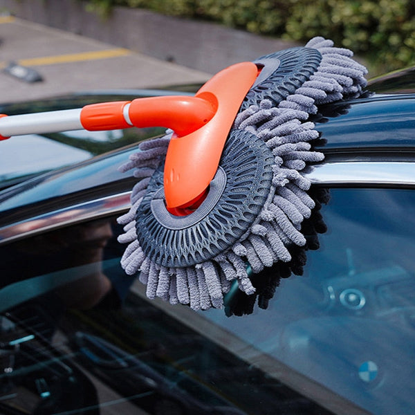 Retractable Double Layer Car Wash Brush