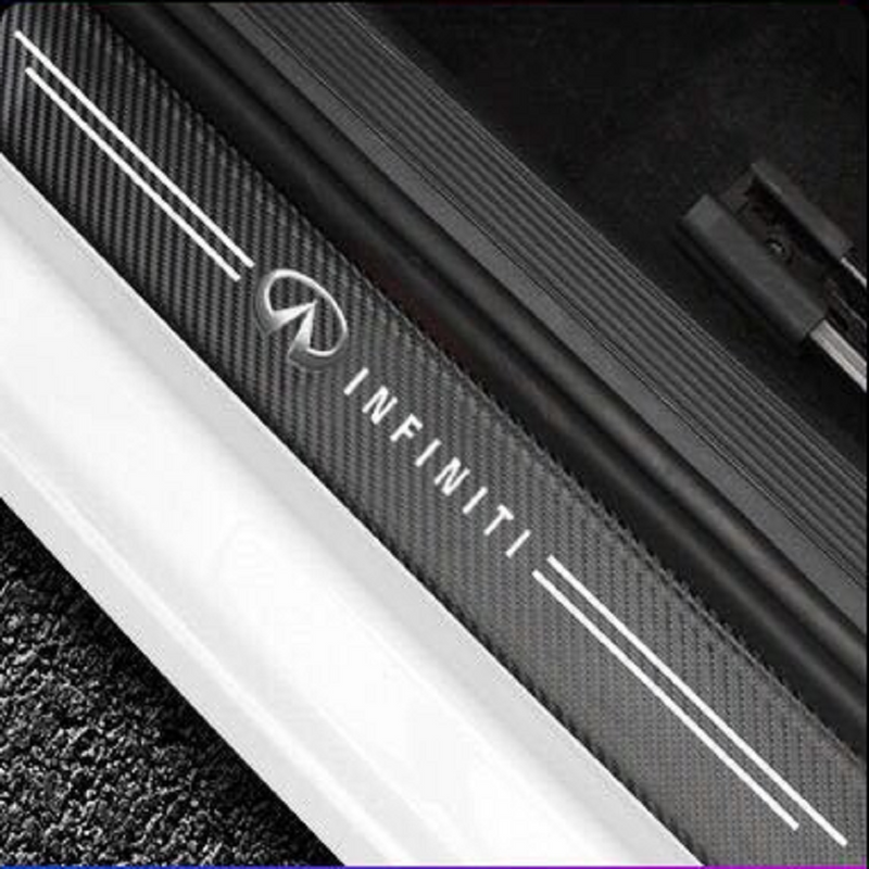 ( 9PCS )Carbon Car Door Sills Stickers