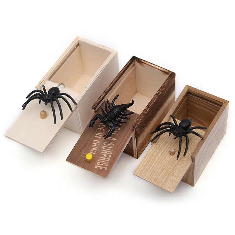 Super Funny Crazy Prank Gift Box Spider