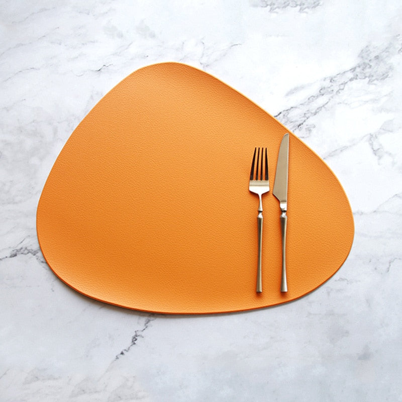 Double-Sided Elegant Leather Placemats