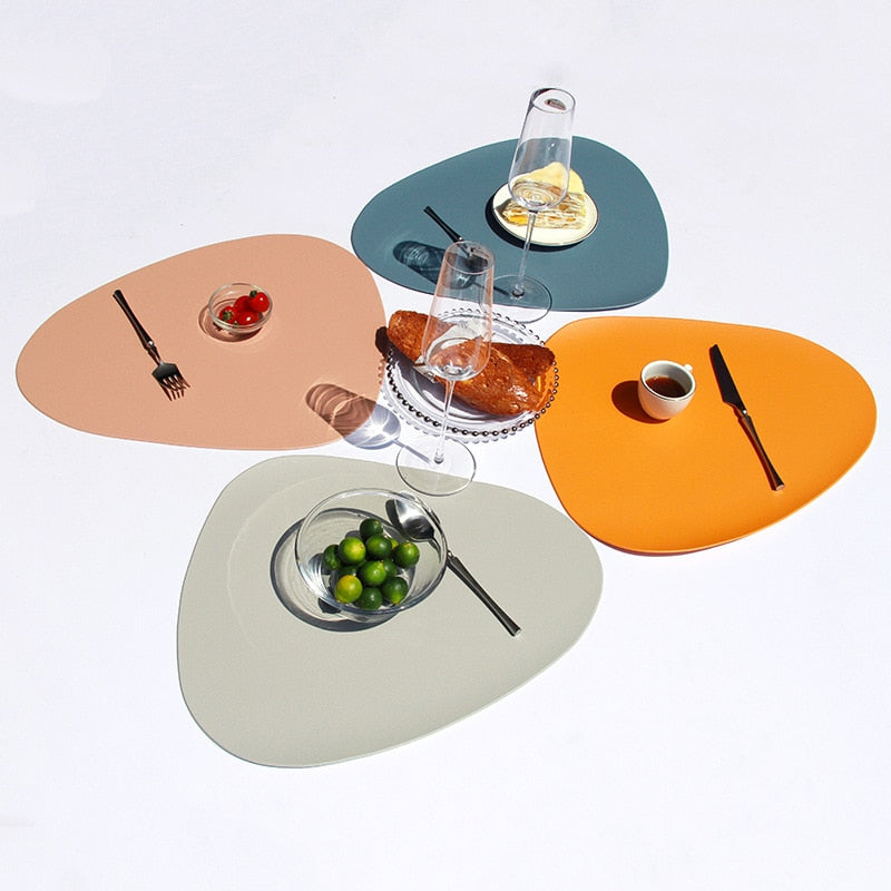 Double-Sided Elegant Leather Placemats