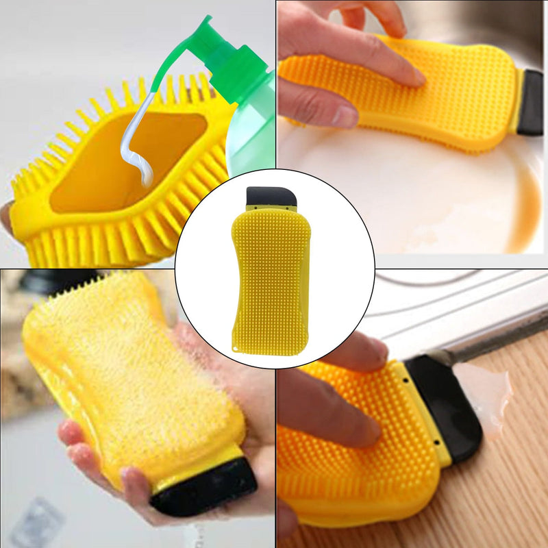 3-in-1 Premium Silicone Kitchen Sponge