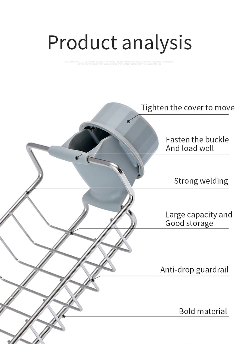 Kitchen Sink Organizer Rack