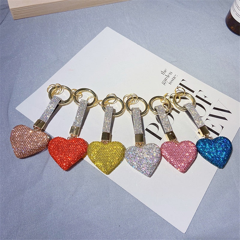 Bling-Bling Rhinestone Love-keychain