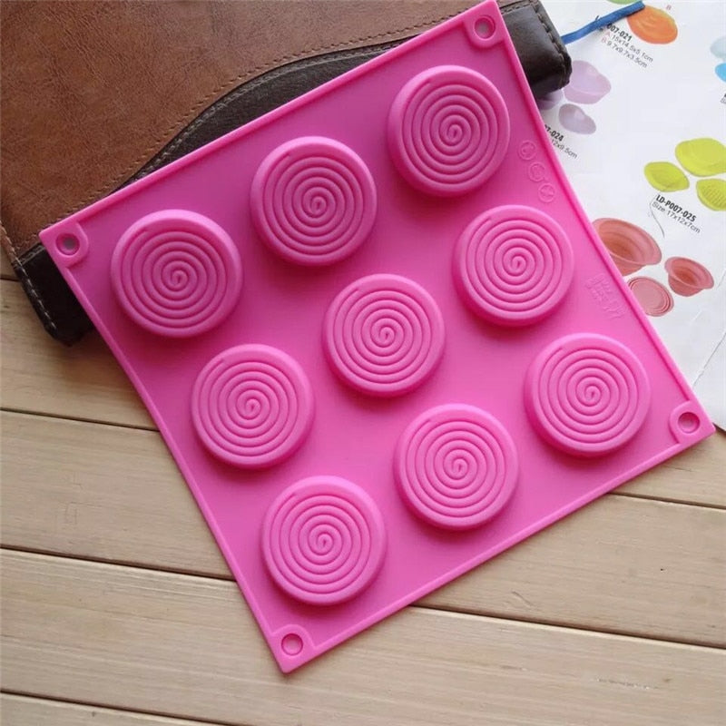 3D Silicone Deluxe Coil Mold (9-in-1)