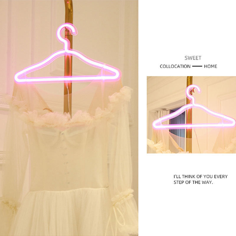 LED Neon Clothes Hanger