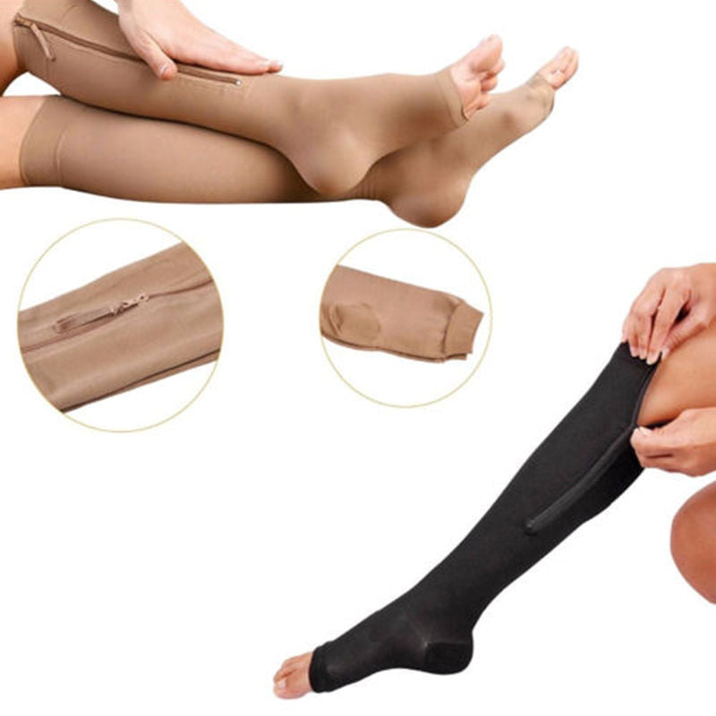 Zip Compression Socks