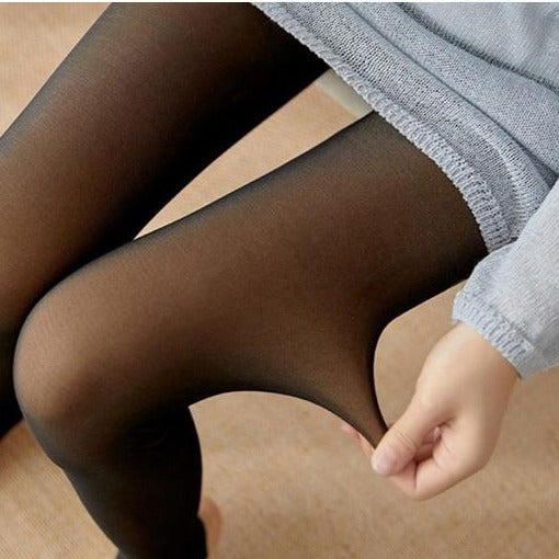 Inner Fleece Translucent Tights