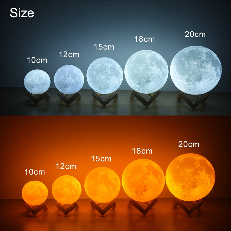 CUSTOM 3D PHOTO MOON LAMP