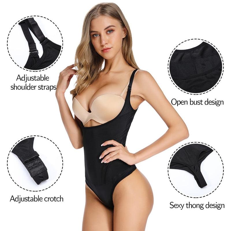 CurvyFit Adjustable Abs Shaping Bodysuit