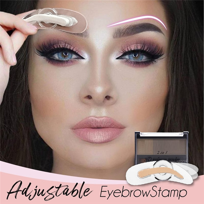 Adjustable Eyebrow Stamp Set