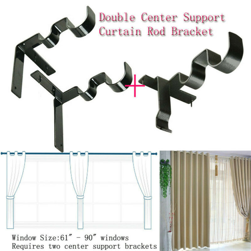 CURTAIN ROD BRACKET SET