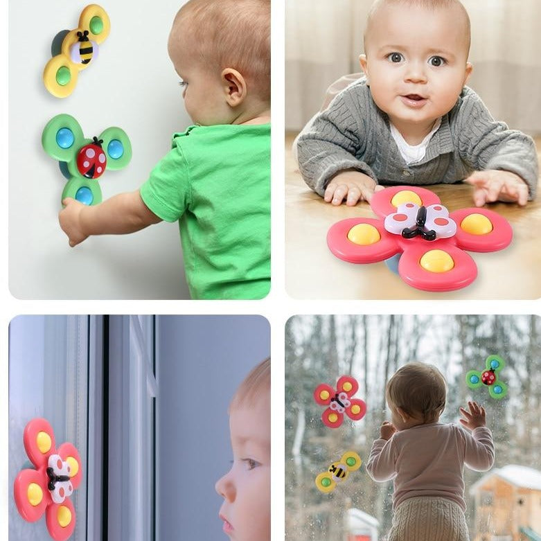 Cute Cartoon Suction Cup Spinner Toy