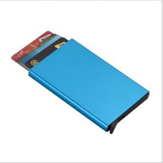 Felix Ultra Slim RFID Blocking Wallet Aluminum Card Pop Up Holder