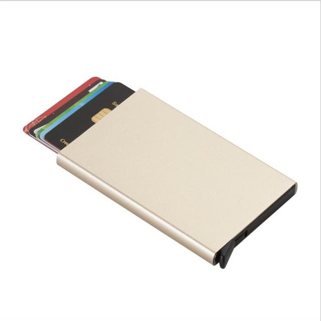 Felix Ultra Slim RFID Blocking Wallet Aluminum Card Pop Up Holder