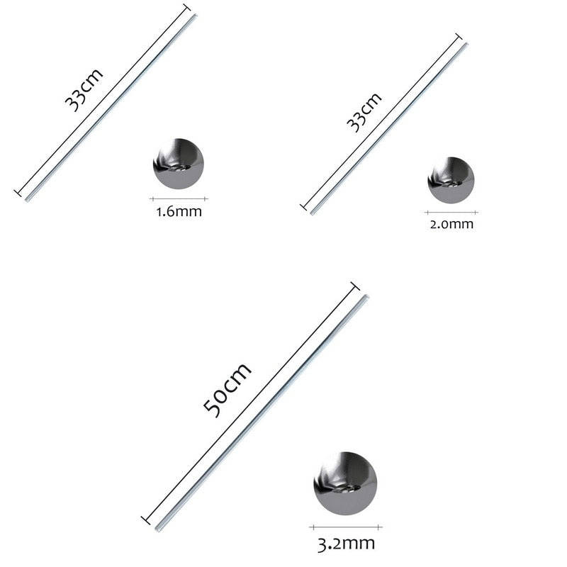 Low Solution Welding Flux-Cored Rods