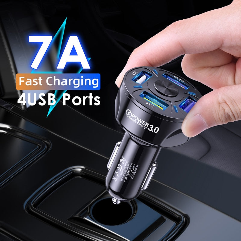 4-in-1 Fast Charging Port For Car