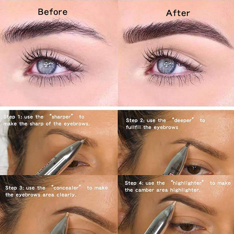 4-in-1 Brow Contour & Highlight Pen