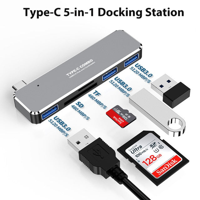 ALUMINUM TYPE-C MOBILE PRO HUB