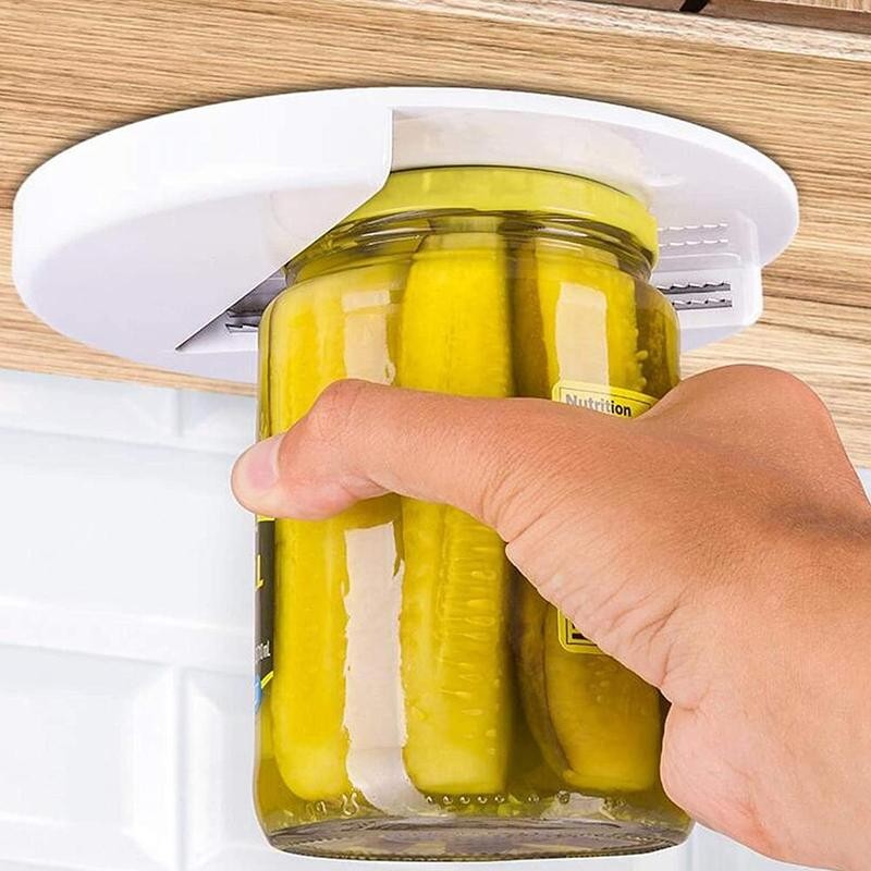 Jar Opener Multi-function Cap Opener Under Cabinet