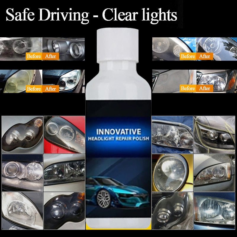 Advanced Headlight Repair Polish Spray