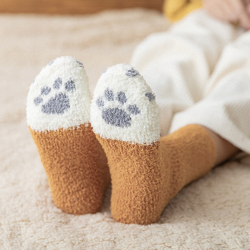 Cute Cat Cotton Socks